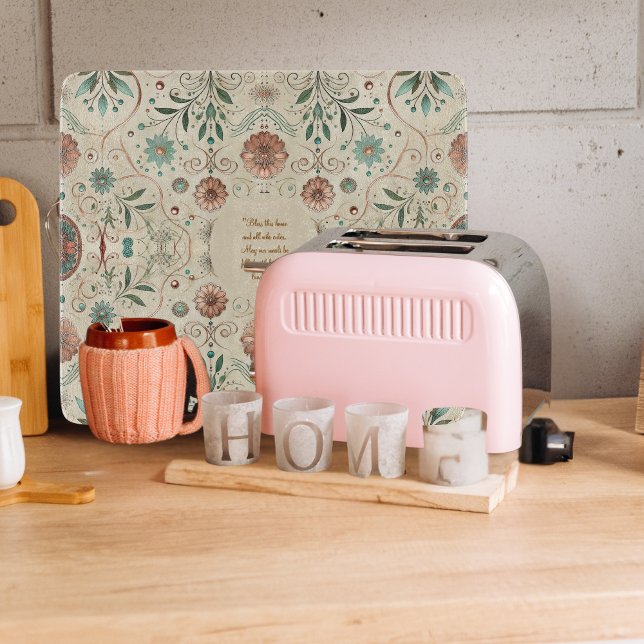 Boho Herb Customisable Cutting Board (Creator Uploaded)