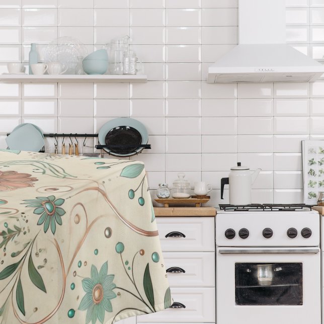 Boho Herb Pattern  Tablecloth (Creator Uploaded)