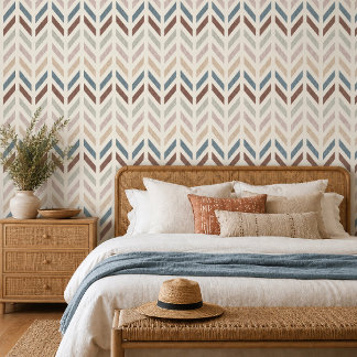Boho Herringbone Wallpaper