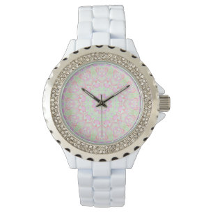 Boho Hippie Eclectic Funky Colourful Pastel Mandal Watch