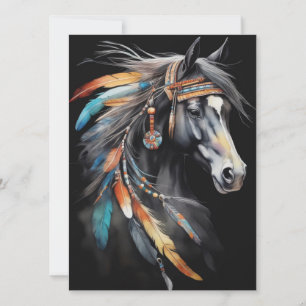 Boho Horse Card