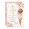 Boho Ice Cream Bridal Shower Invitation