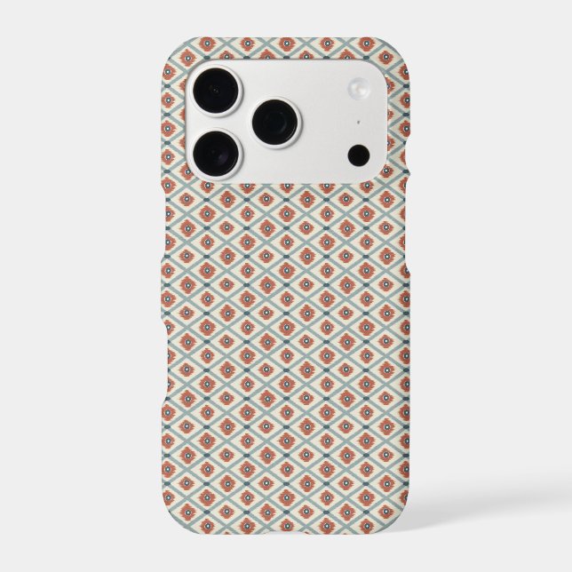 Boho Ikat Diamond Geometric Seamless Pattern  (Back)