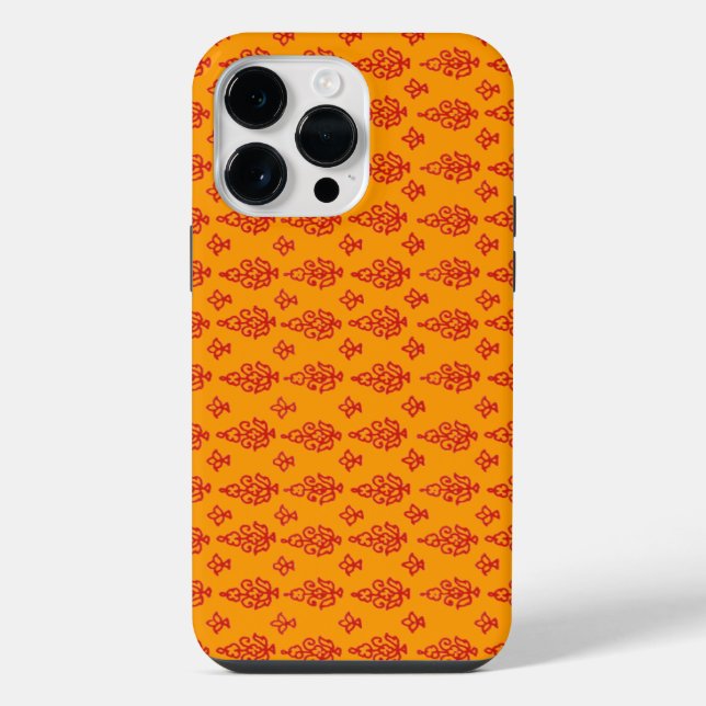 Boho India Block Print iPhone Case (Back)