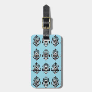 Boho India Block Print Luggage Tag