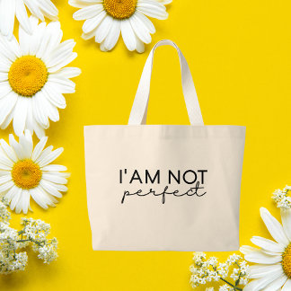 Boho Inspirational Quotes Large Tote Bag