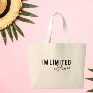 Boho Inspirational Quotes Large Tote Bag