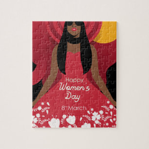 boho international womens day jigsaw puzzle