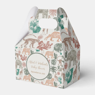 Boho Jungle Safari Baby Shower Favour Box