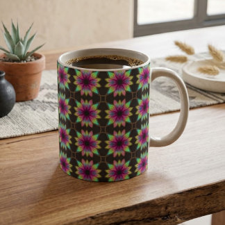 Boho Kaleidoscope Fiesta Coffee Mug