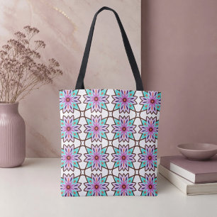 Boho Kaleidoscope Tote Bag