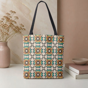 Boho Kaleidoscope Tote Bag