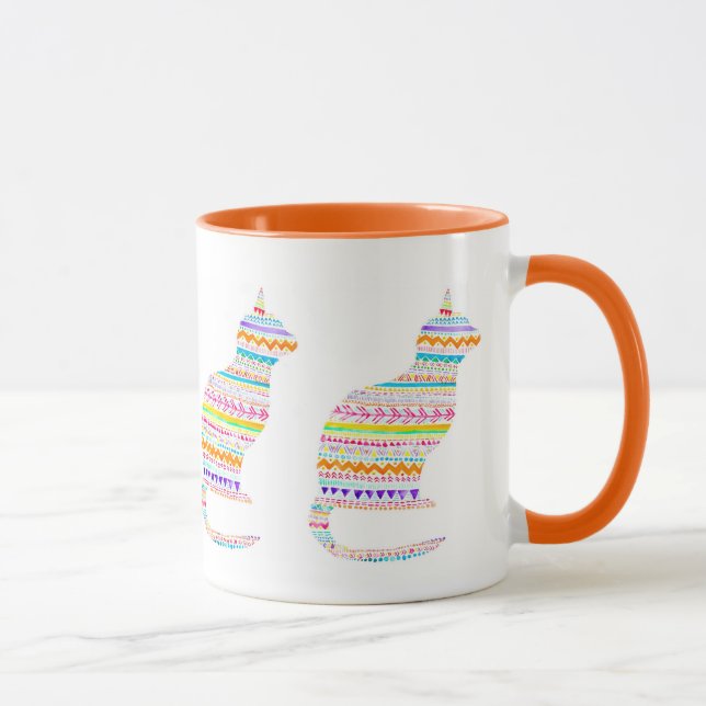 Boho Kitty Mug By Megaflora (Right)