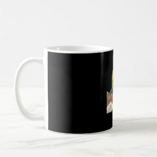 Boho landscape mountains geometric sun abstract coffee mug
