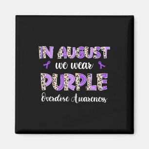 Boho Leopard In August We Wear Purple Overdose Awa Magnet
