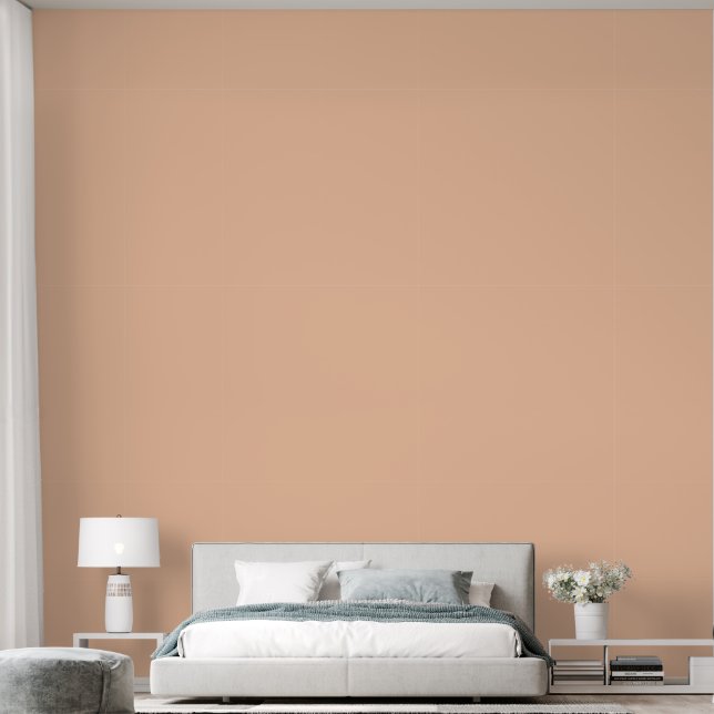 Boho Light Peach Houndstooth Wallpaper (Bedroom)