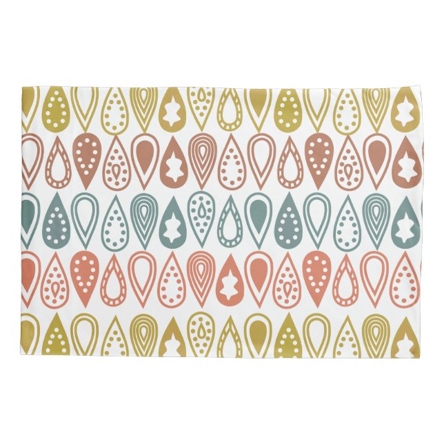 Boho Lines  Pillowcase (Back)