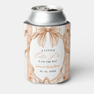 Boho Little Cutie Pie Thanksgiving Baby Shower Can Cooler