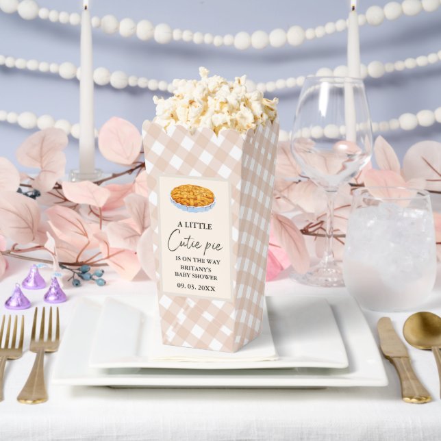 Boho Little Cutie Pie Thanksgiving Baby Shower  Favour Box (Wedding)