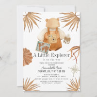 Boho Little Explorer Gender-neutral Baby Shower