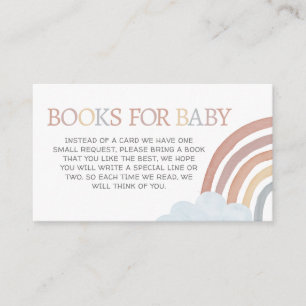 Boho Little Ray of Sunshine Books for Baby Enclosure Card