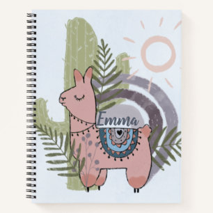 Boho Llama Notebook