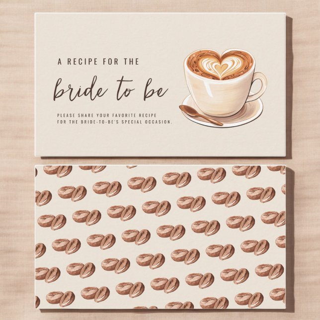 Boho Love is Brewing Coffee Bridal Shower Enclosure Card (Creator Uploaded)