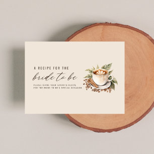 Boho Love is Brewing Coffee Bridal Shower Enclosure Card