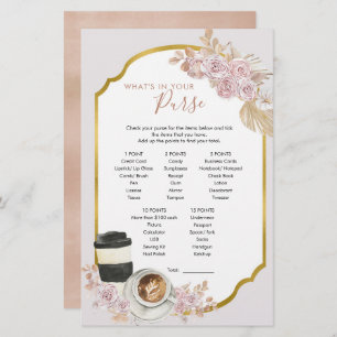 Boho Love is Brewing What's in Your Purse Games