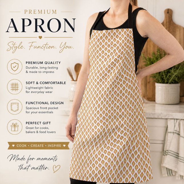 Boho Luxe Pattern Apron – Stylish Gift for Cooks (Creator Uploaded)