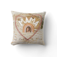 Boho Mama Text w/ Moon Feathers and Kid Names