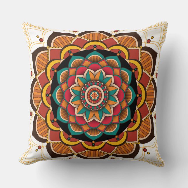 Boho Mandala Cushion (Front)