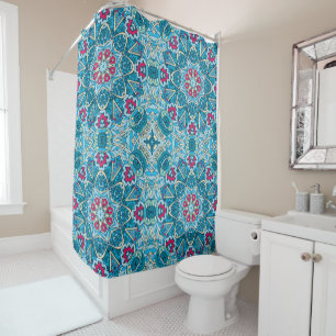 Boho Mandala Festive Shower Curtain