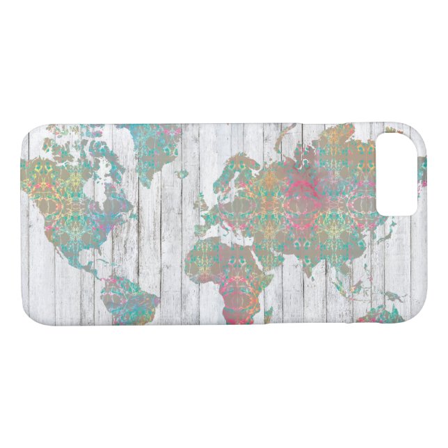 Boho Map II Case-Mate iPhone Case (Back (Horizontal))