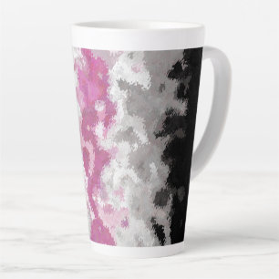 Boho Marbled Abstract Librafeminine Pride Flag Latte Mug