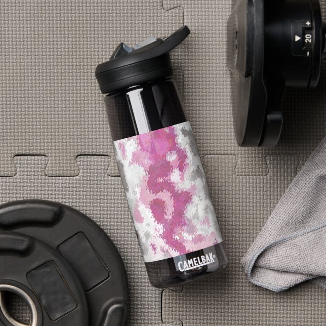 Boho Marbled Abstract Librafeminine Pride Flag Water Bottle (Gym)