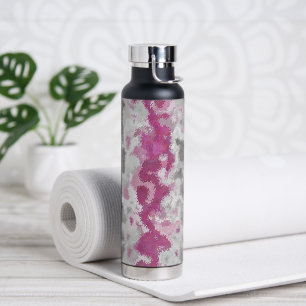 Boho Marbled Abstract Librafeminine Pride Flag Water Bottle