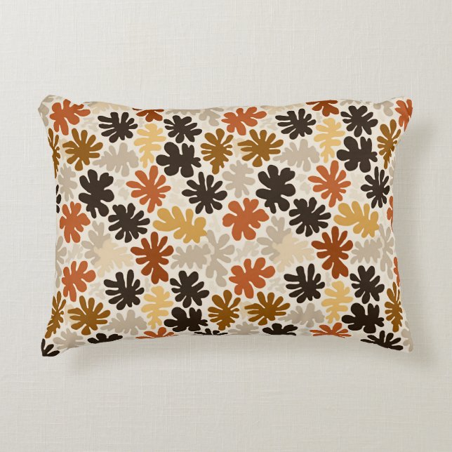 Boho Matisse Flower Pattern  Decorative Cushion (Front)