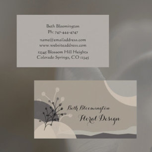 Boho Meditative Healing Arts Business Card