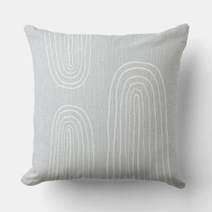 Boho Mid Century Chic Rainbow Cushion