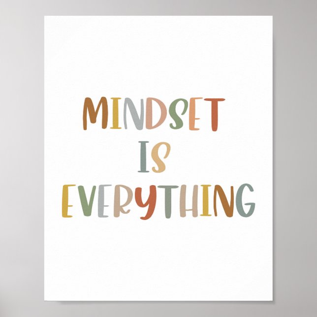 Boho Mindset Is Everything poster (Front)