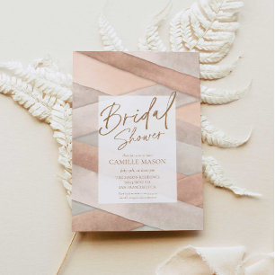 Boho Minimal Bridal Shower Invitation