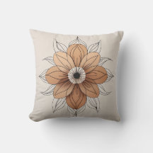 Boho minimalist flower