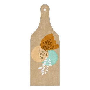 BOHO MINIMALIST LEAVES CUTTING BOARD