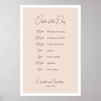 Boho Minimalist Vases Order of Events