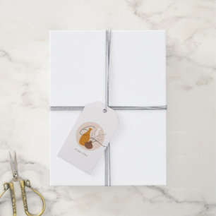 Boho Minimalist Vases Wedding Favours Gift Tags
