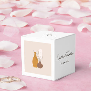 Boho Minimalist Vases Wedding Sweet Treats Favour Box
