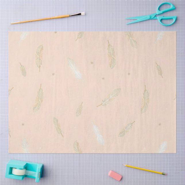 Boho Modern Feathers Luxury Collection Tissue Paper (Craft)