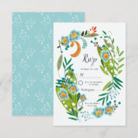 Boho Modern Floral Lily of Valley Wedding