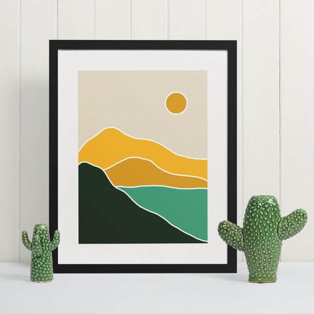 boho modern wall art Print (boho modern wall art Print)